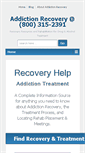 Mobile Screenshot of addictionrecovery.net